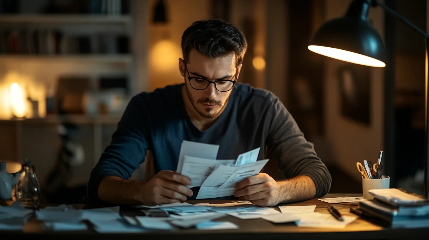 Handwritten monthly budget being drafted in a notebook — Kapitus article